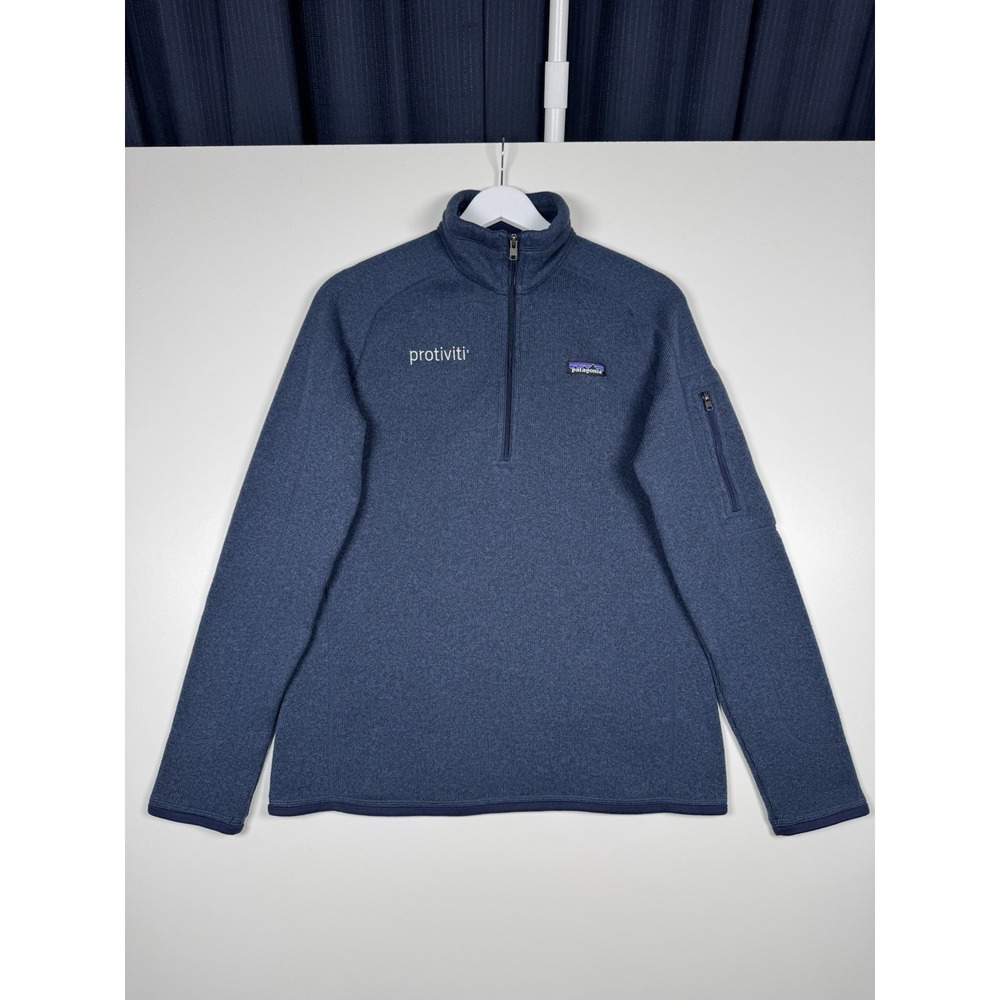 PATAGONIA Women's Quarter Zip Better Sweater Blue - Medium - PROTIVITI